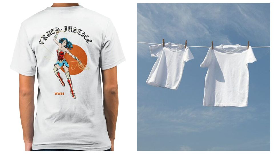 Shrinking a shirt without damaging graphics