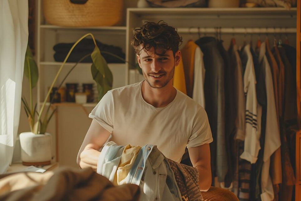Mens personal preferences determine how many shirts to own