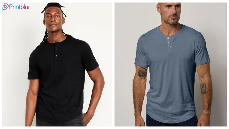 Henly t-shirts - tight neck variations