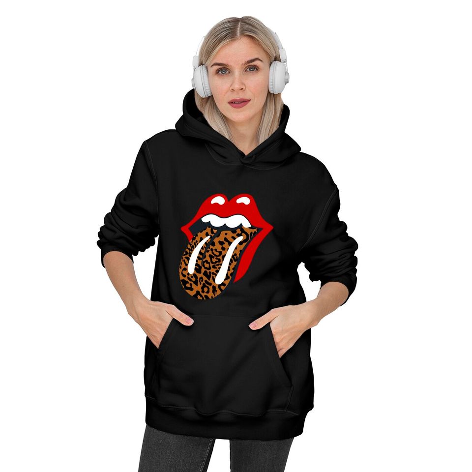 The Rolling Stones Classic Leopard Tongue Hoodie