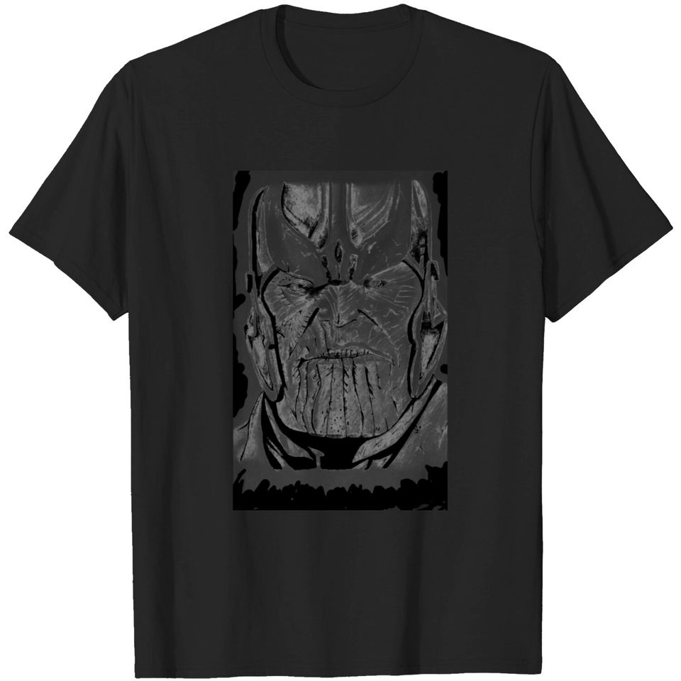 Hand Painted Thanos Design T Shirt