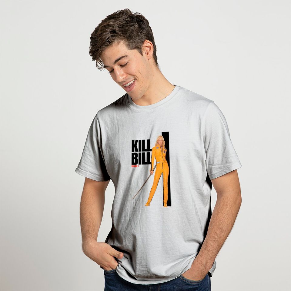 Kill Bill Movie Yellow Suit Poster T Shirt