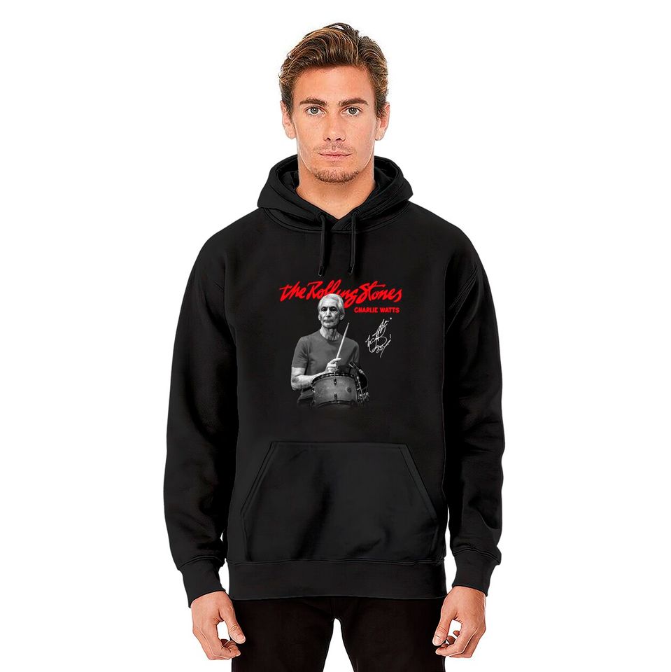 Charlie Watts Drumer Rolling Stones Hoodies