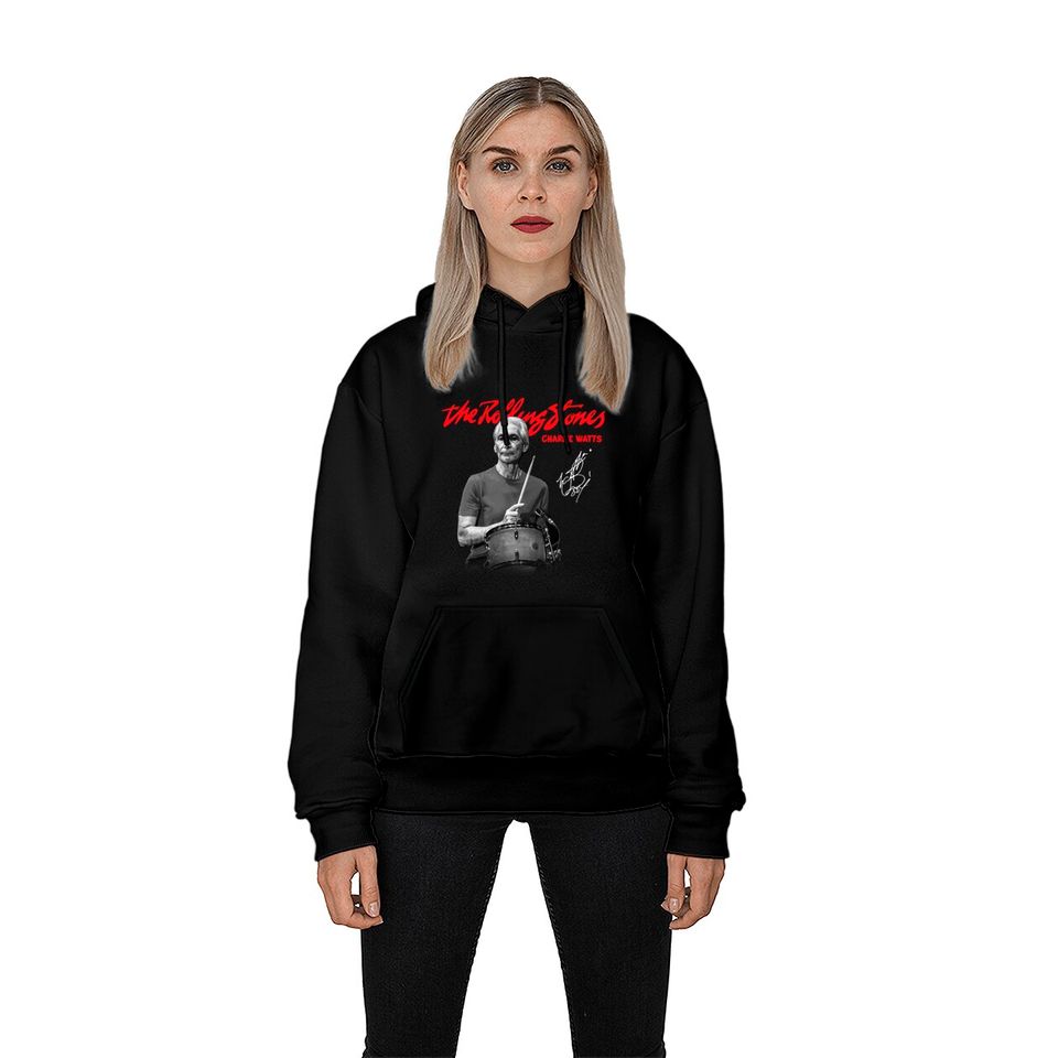 Charlie Watts Drumer Rolling Stones Hoodies
