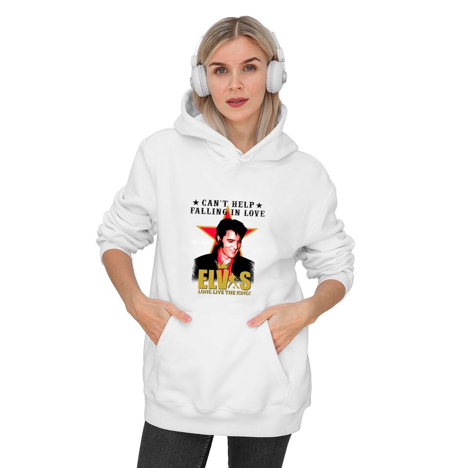 Elvis Presley Can't Help Falling In Love Hoodies