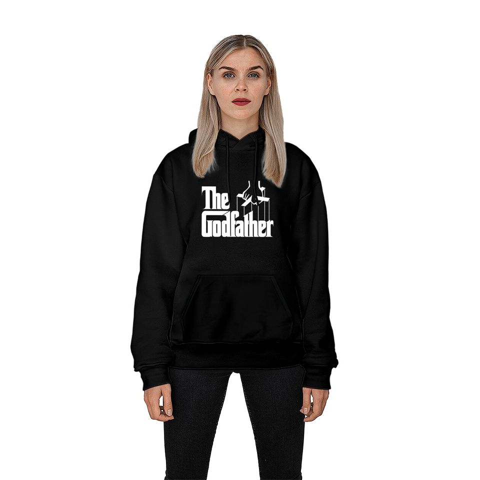 The Godfather Original White Title Logo Pullover Hoodie