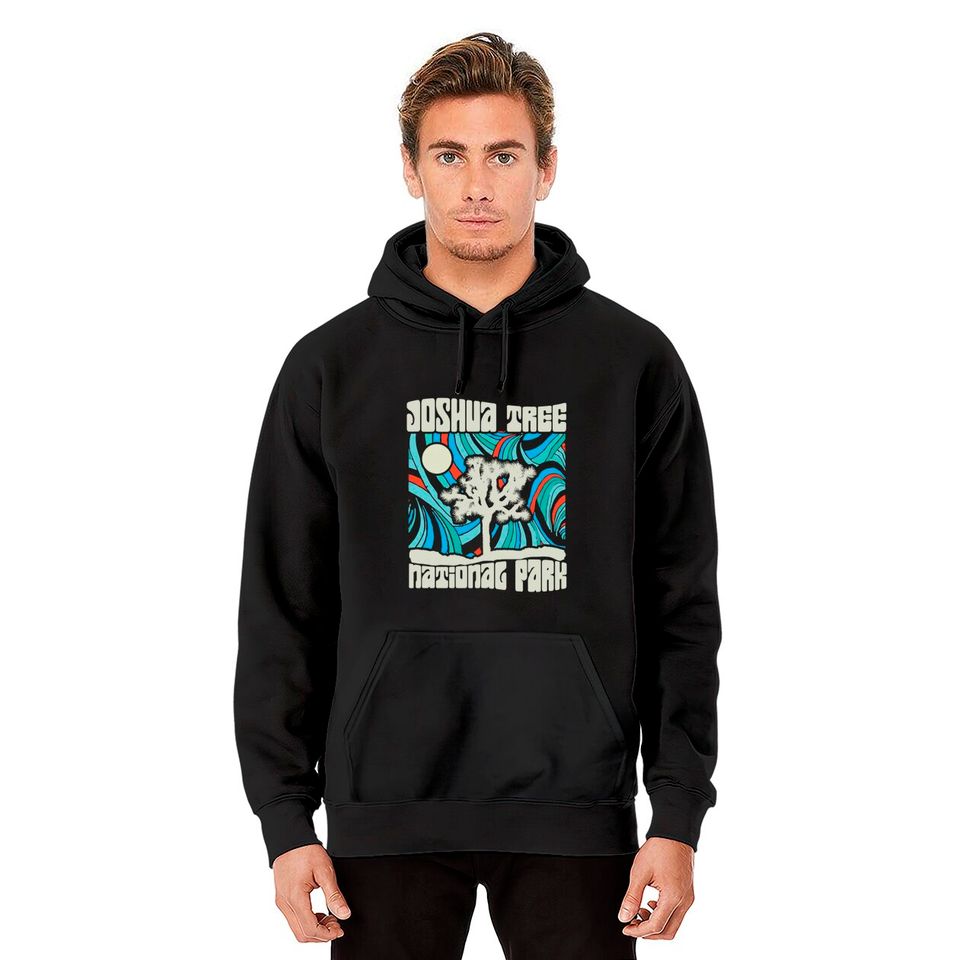 Joshua Tree National Park Retro Psychedelic 60s Hoodie