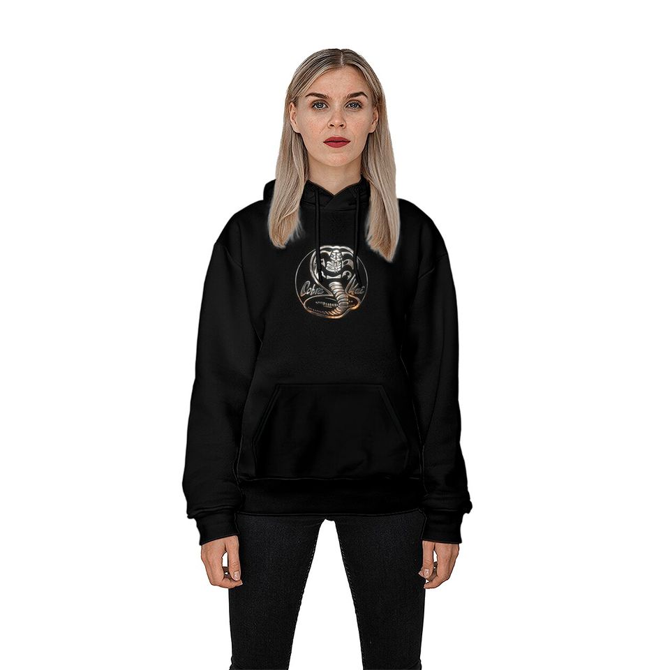 Cobra Kai Rusted Steel Snake Logo Pullover Hoodie