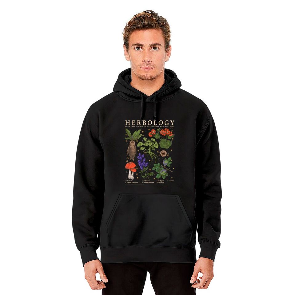 Harry Potter Herbology Plants V2 Hoodies