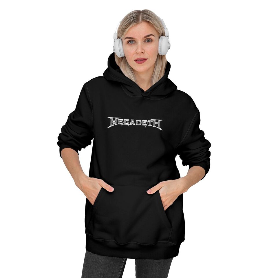 Megadeth Hoodie Silver Logo