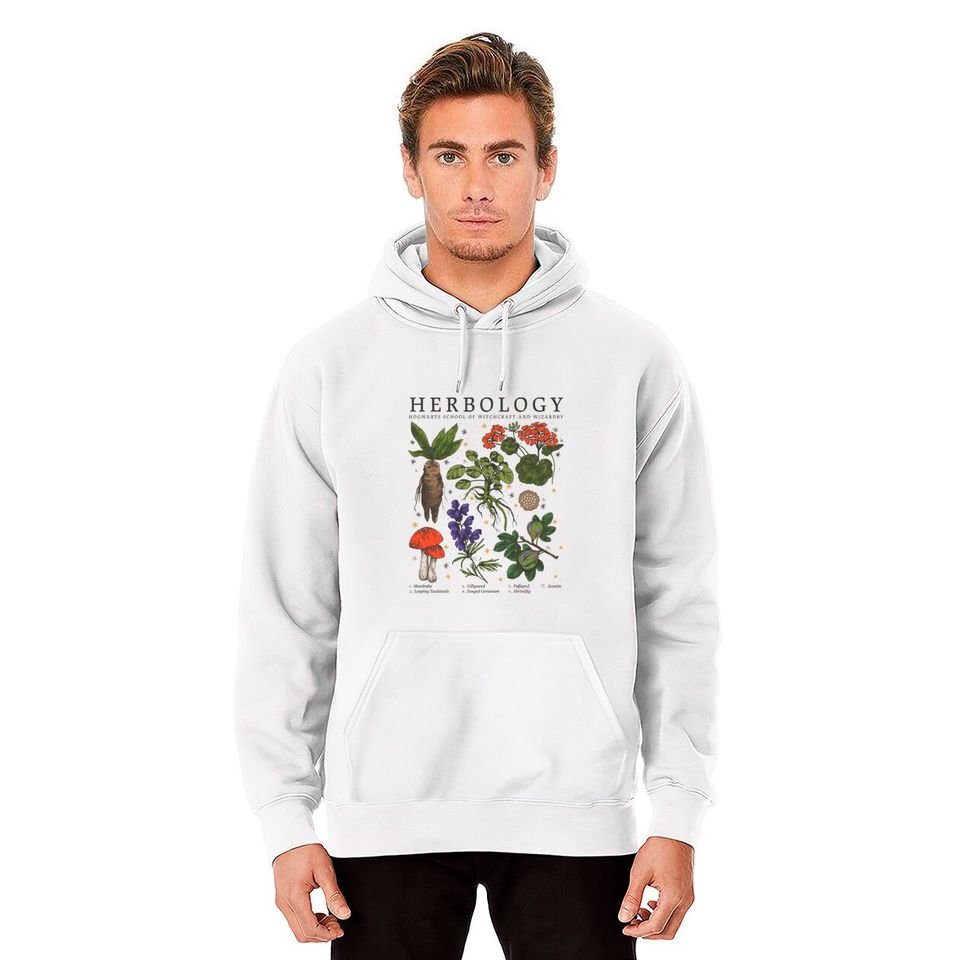 Harry Potter Herbology Plants Hoodies