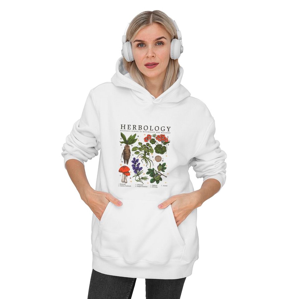 Harry Potter Herbology Plants Hoodies