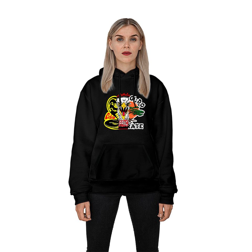 Cobra Kai Eagle Fang Miyagi Do Karate Mash Up Hoodies