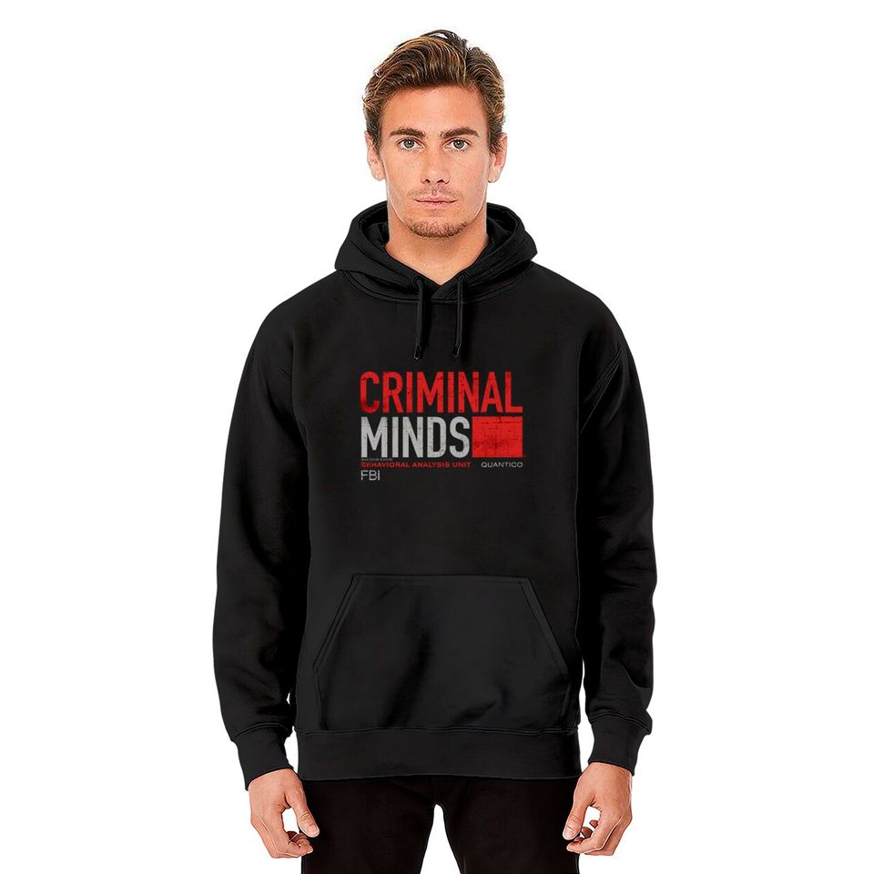Criminal Minds Merchandise Hoodies Criminal Minds Distressed BAU Quantico