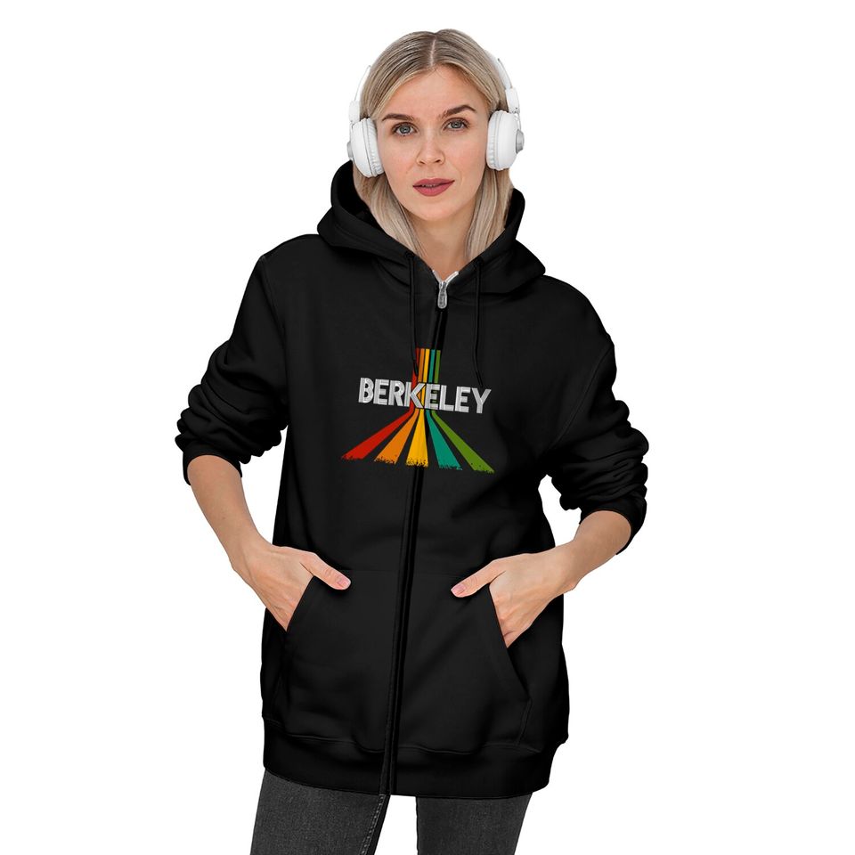 Berkeley California  Vintaget Zip Hoodie