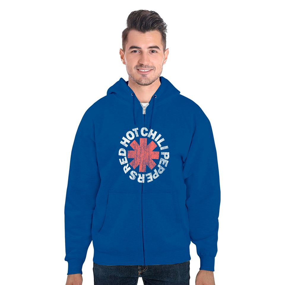 Red Hot Chili Peppers Classic Asterisk Zip Hoodie