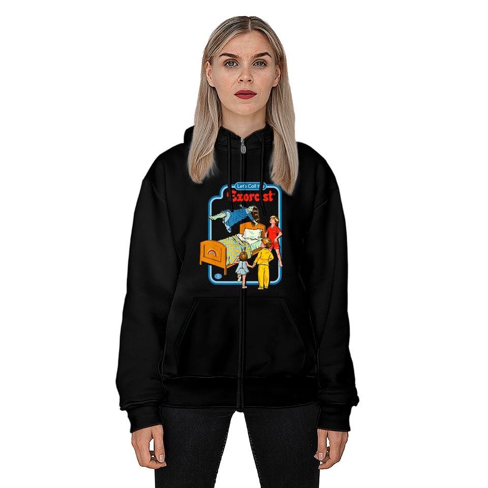 Let's Call The Exorcist  Zip Hoodie