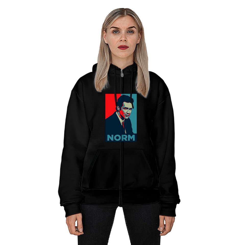 Norm Macdonald R.i.p 1959-2021 Zip Hoodie