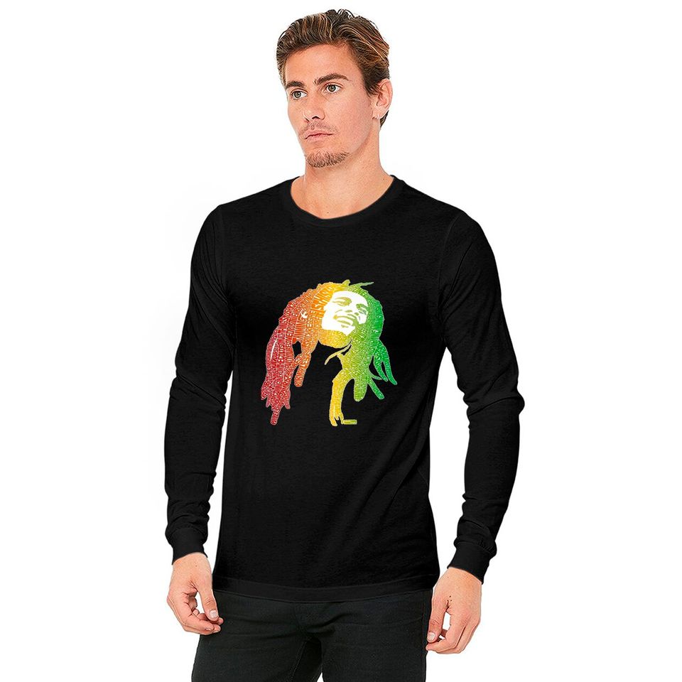 Affiche De Bob Marley Art Long Sleeves