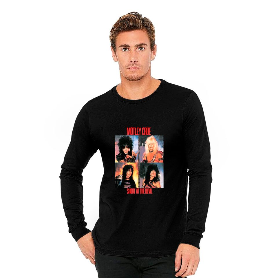 Motley Crue Shout at The Devil Song Graphic Long Sleeves