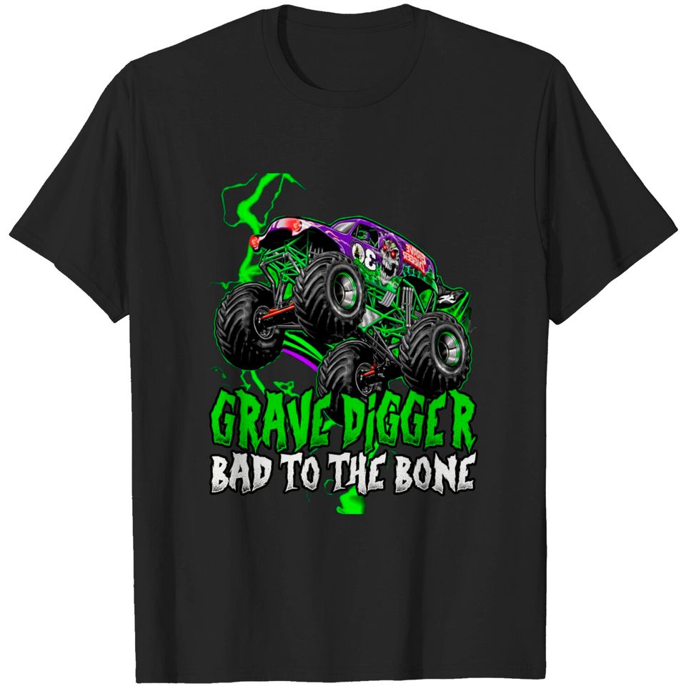 Grave Digger Bad Tot The Bone T Shirt