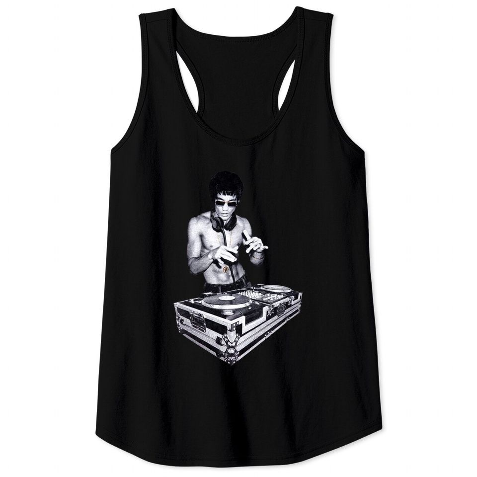 Bruce Lee DJ Dragon Classic Tank Tops