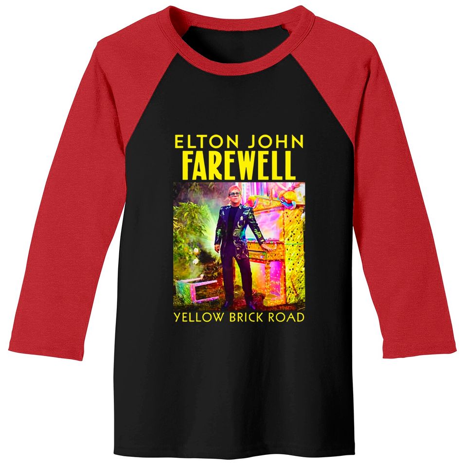 Elton John Farewell Tour Baseball Tees