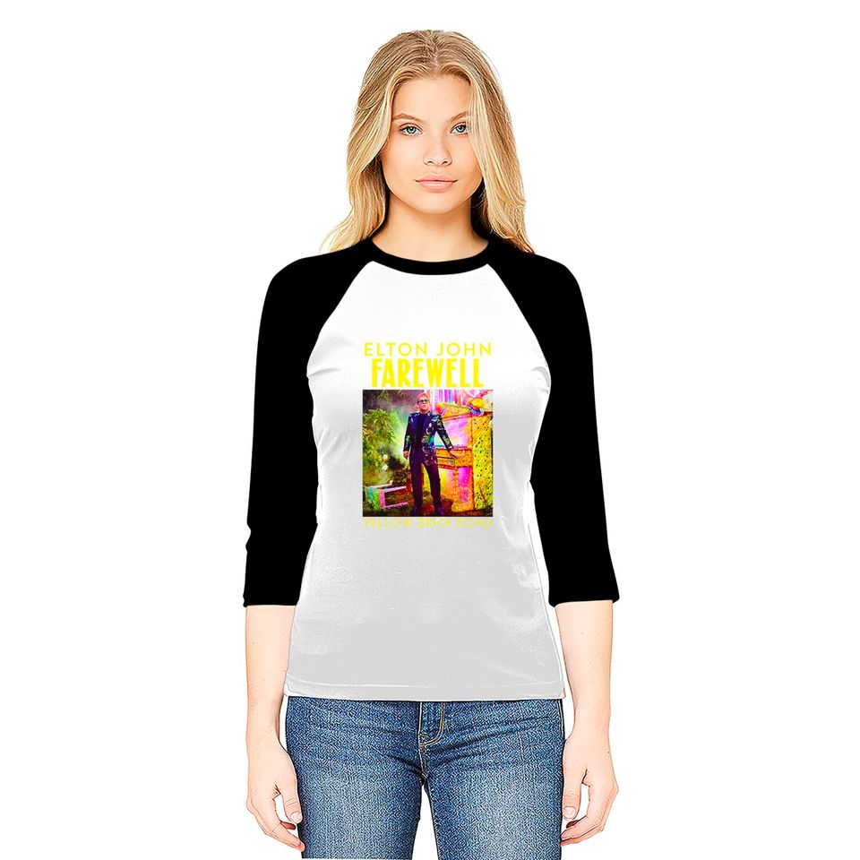 Elton John Farewell Tour Baseball Tees