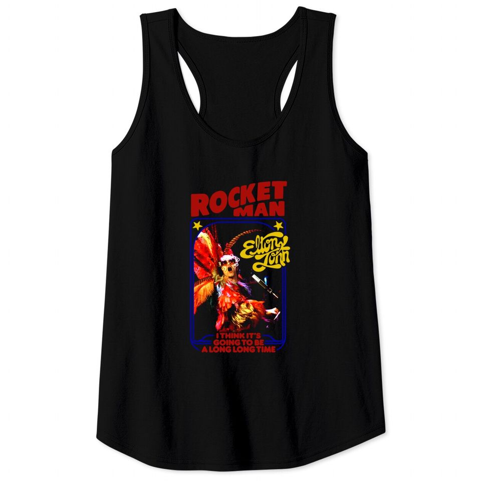 Rocket Man Elton John Tank Tops