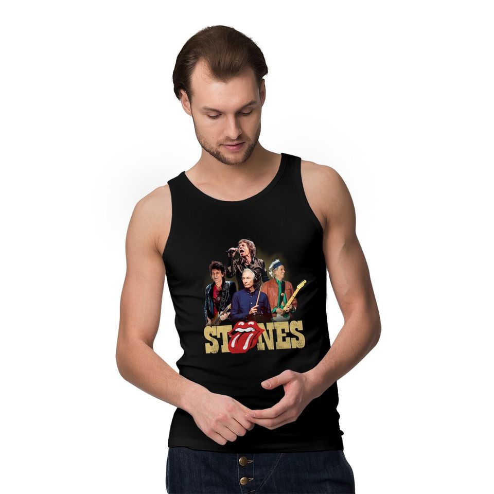 The Rolling Stones Rock Band Tank Tops