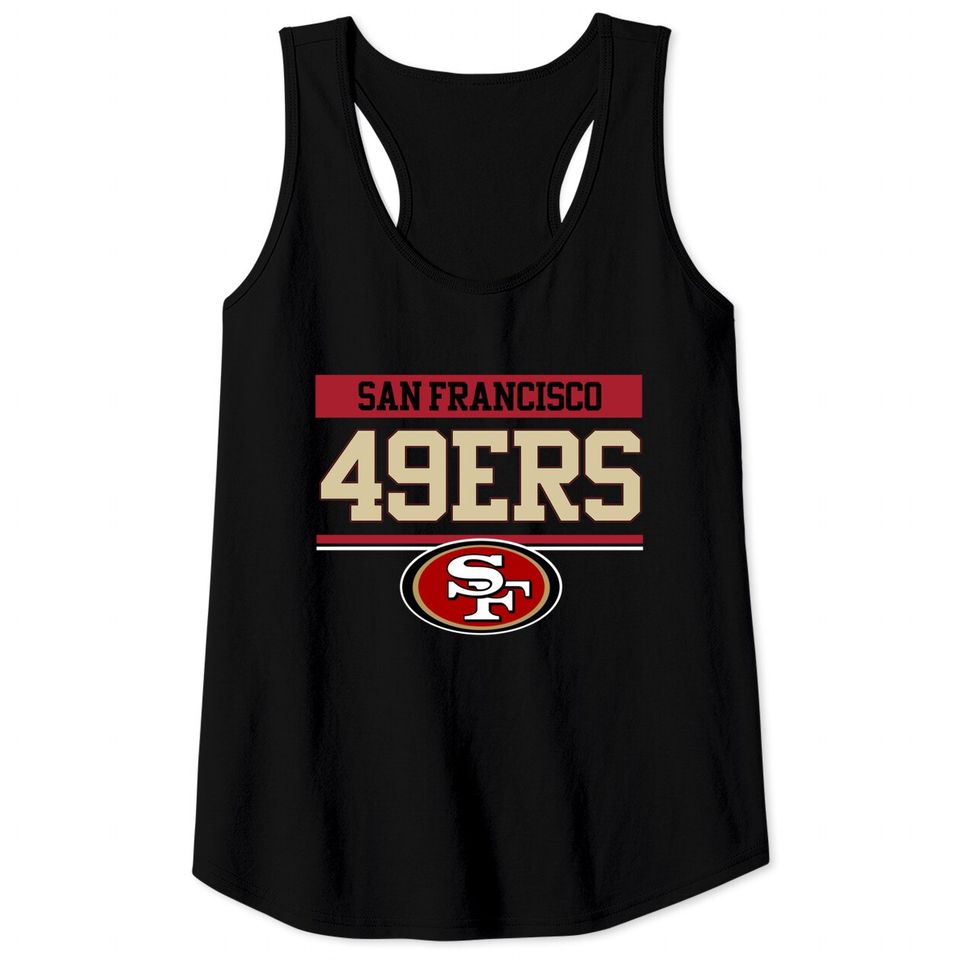 football Short Sleeve Charcoal San Francisco 49ers Tank Tops