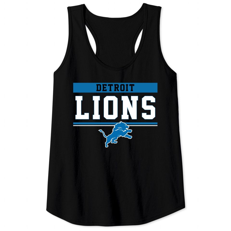 Team Fan Detroit Lions Tank Tops