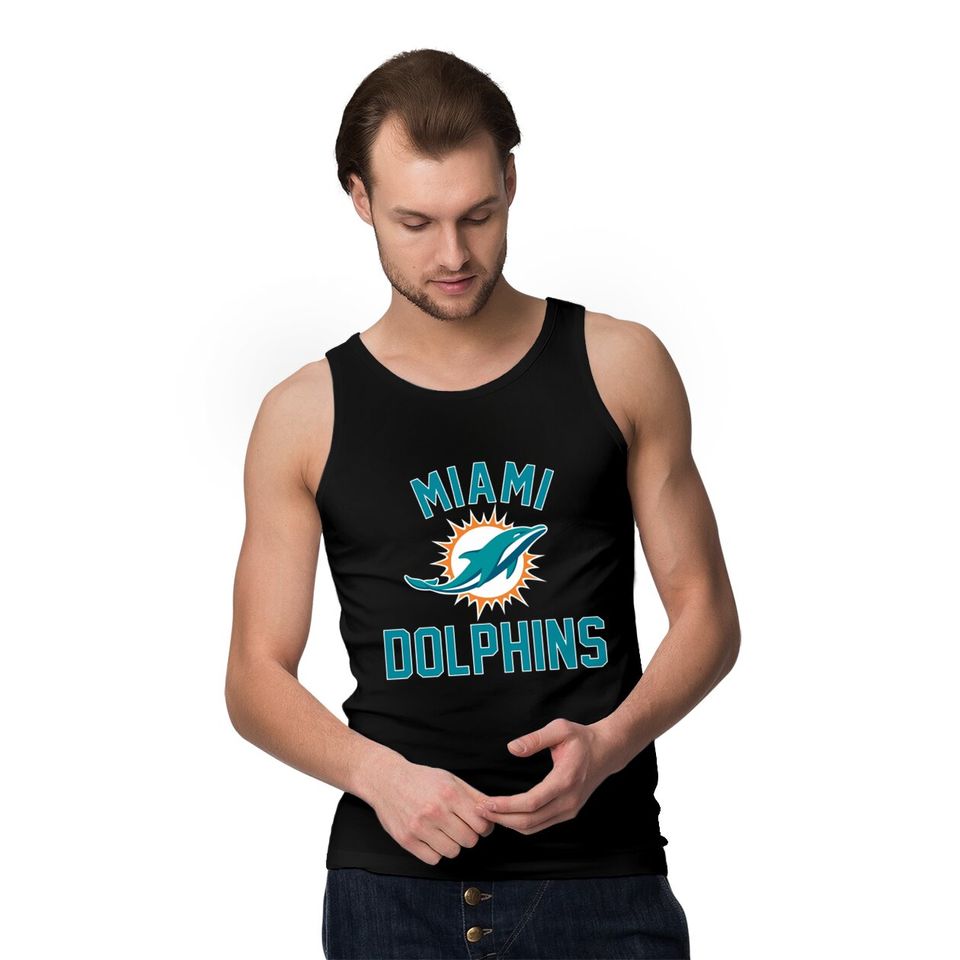 Miami Dolphins Football Tank Tops