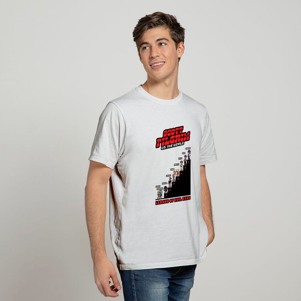 Scott Pilgrim T-shirt The World League Of Evil Exes