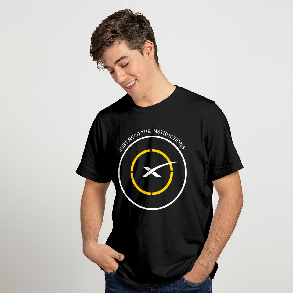 Read The Instructions SpaceX Droneship Elon Musk T Shirt