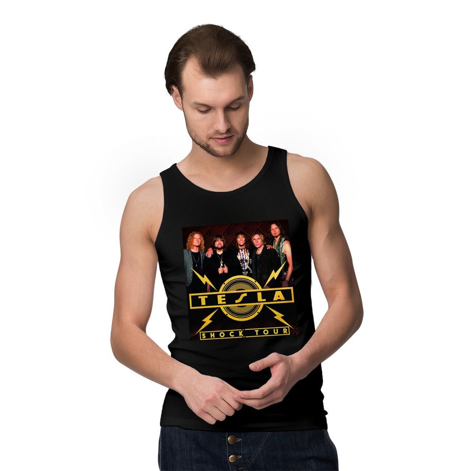 Tesla Band 2019 Shock Tour Tank Tops