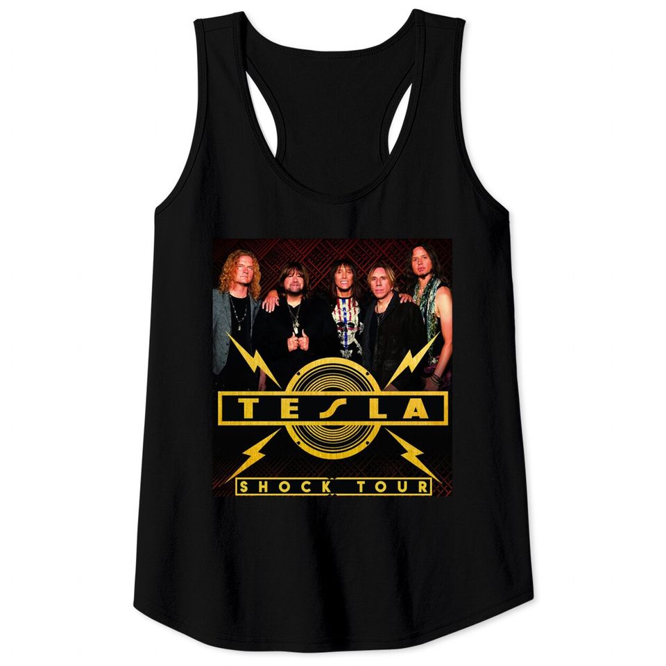 Tesla Band 2019 Shock Tour Tank Tops