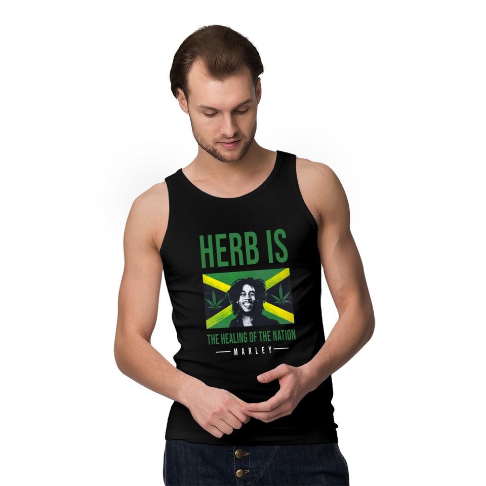 Bob Marley Herb is Tank Tops
