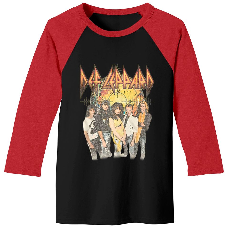 Def Leppard Group Baseball Tees