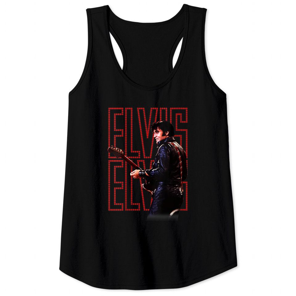 Elvis Presley  68 Comeback Special Rock Band Tank Tops