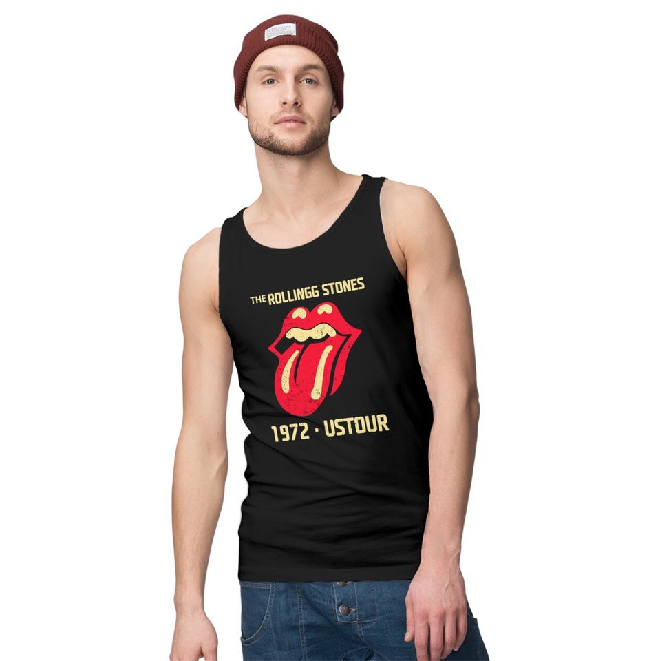 Vintage Rolling Stones US 1972 Tour Tank Tops