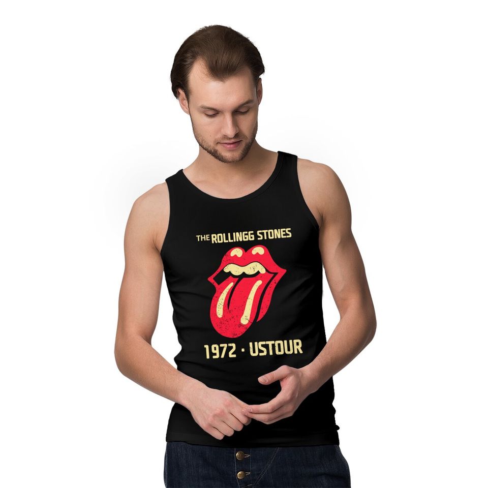 Vintage Rolling Stones US 1972 Tour Tank Tops