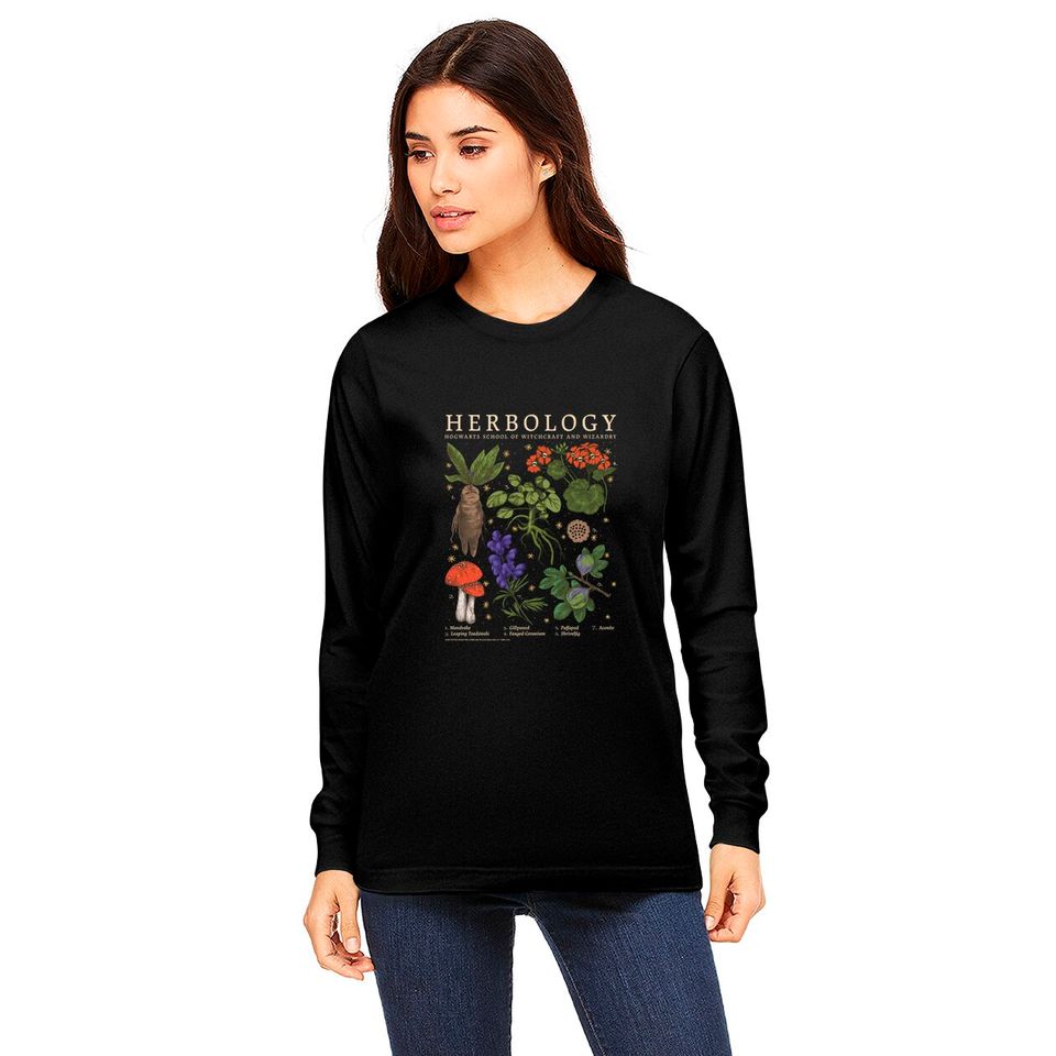 Harry Potter Herbology Plants V2 Long Sleeves