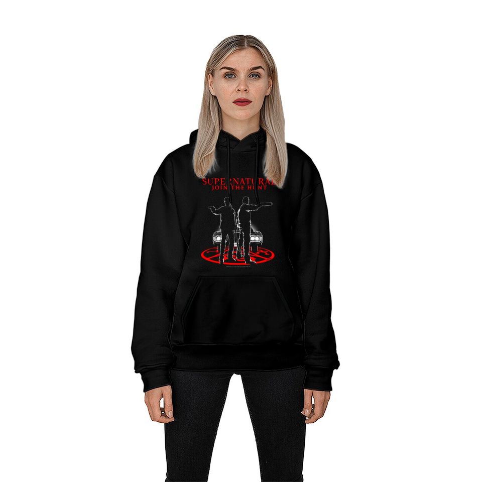 Supernatural Brothers Silhouettes Logo Pullover Hoodie