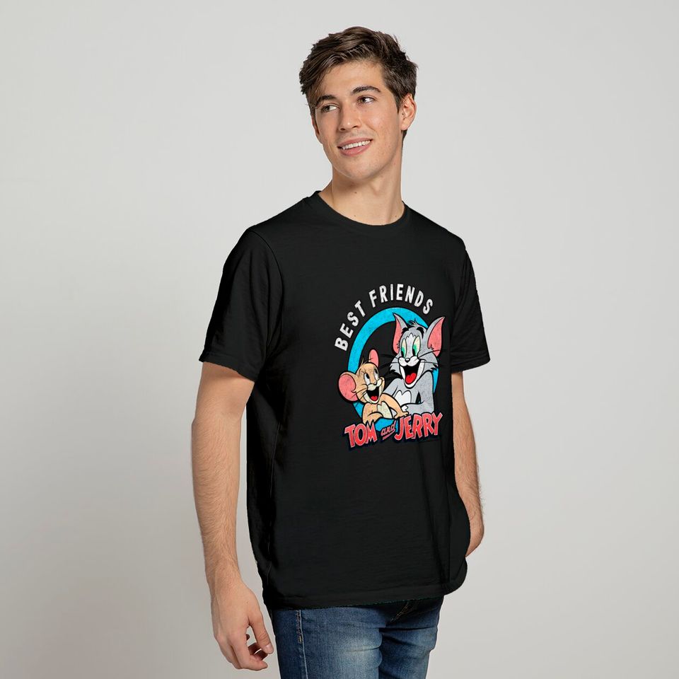 Tom And Jerry T-Shirt Best Friends Portrait