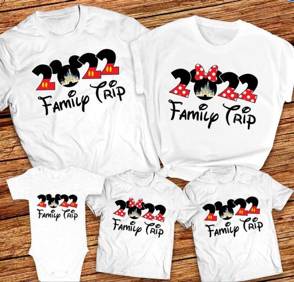Disneyworld Trip Vacation 2022 Matching Family T-Shirt