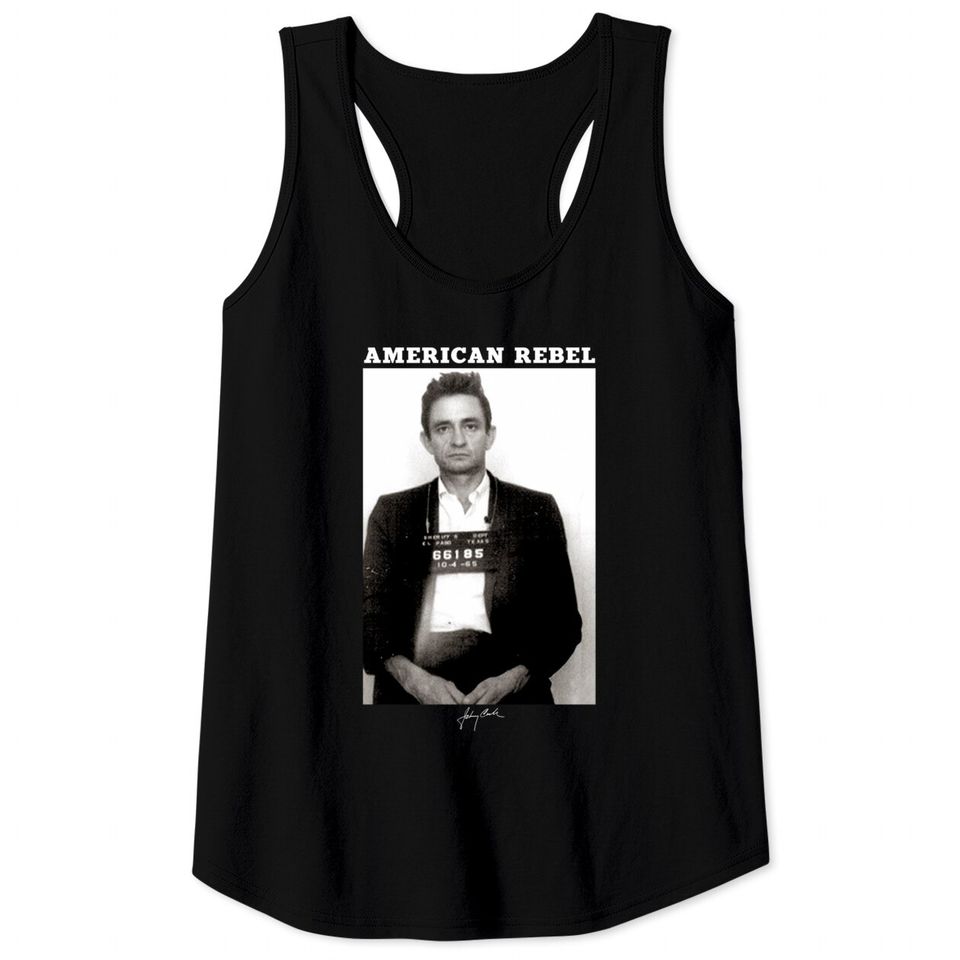 Johnny Cash Official Men's Mug Shot Tank Tops