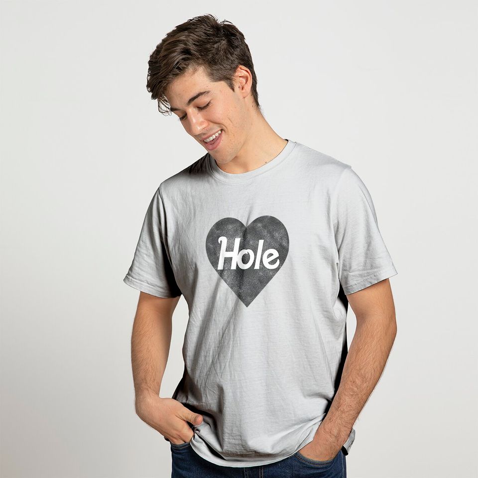 Hole Rock Band Black Heart Logo T-Shirt