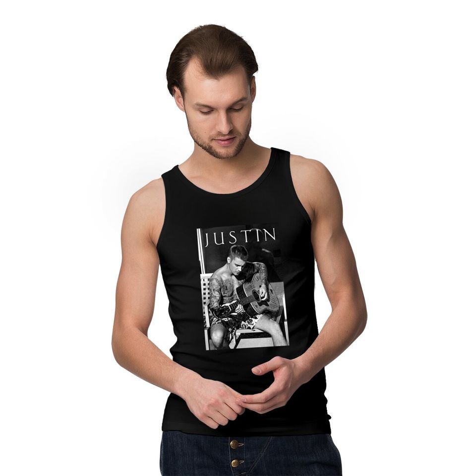 Justin Bieber Vintage Printed Graphic Tank Tops