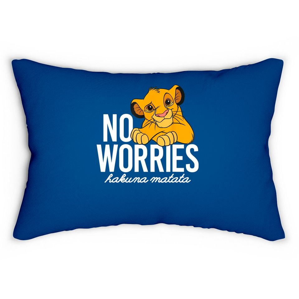 Disney Lion King Classic No Worries Simba Lumbar Pillows